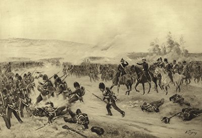 アルマの戦い、1854年（グラビア） 作： Henri Louis Dupray