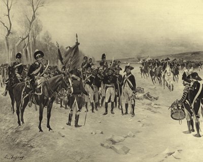 バリーナマックの戦い、1798年（グラビア） 作： Henri Louis Dupray