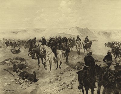カンダハールの戦い、1879（グラビア） 作： Henri Louis Dupray