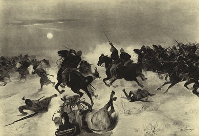 カサシンの戦い、1882年（グラビア） 作： Henri Louis Dupray