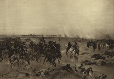 マルプラケの戦い、1709年（彫刻） 作： Henri Louis Dupray