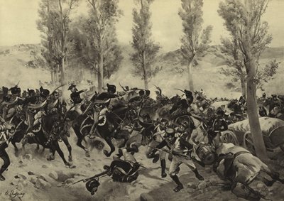 ビトリアの戦い、1813（グラビア） 作： Henri Louis Dupray