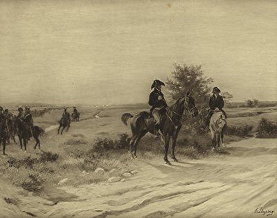 ウォータールーの戦い、1815（グラビア） 作： Henri Louis Dupray