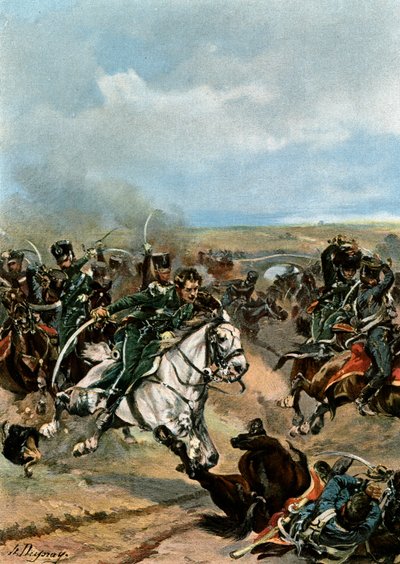 第20シャシャール将校の英雄 作： Henri Louis Dupray