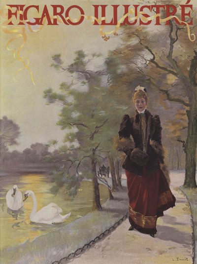ルフィガロイラストの表紙、1891年2月 作： Henri Lucien Doucet