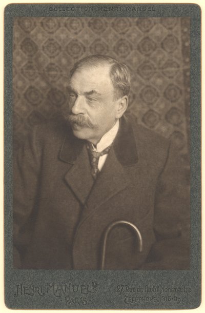 マルセル・プレボ (1862-1941) (白黒写真) 作： Henri Manuel