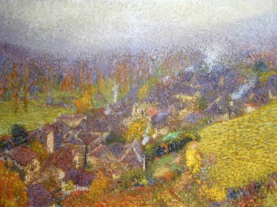 ラバスティード・デュ・ヴェールの秋 作： Henri Martin