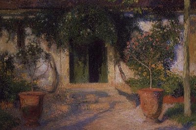 家への入り口 作： Henri Martin