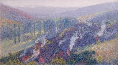 Labstide du Vert, c.1930 (油彩・キャンバス) 作： Henri Martin