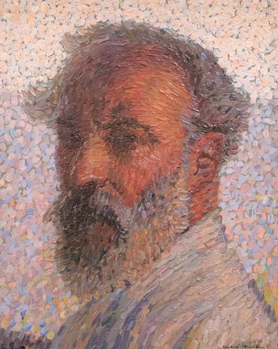 自画像、c。 1912年。 作： Henri Martin