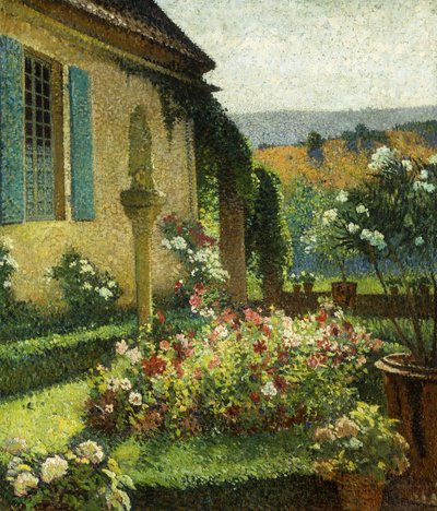 アーティストの庭、アーティストの庭、 作： Henri Martin