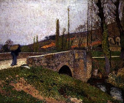リトル・ブリッジ」1915年頃（油彩・キャンバス） 作： Henri Martin
