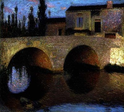 オールドブリッジ（油彩・キャンバス） 作： Henri Martin