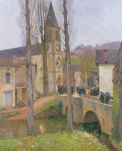 Labastide du Vertでミサの時間 作： Henri Martin