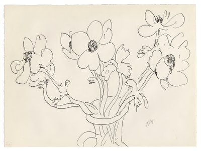 花瓶のアネモネ 作： Henri Matisse