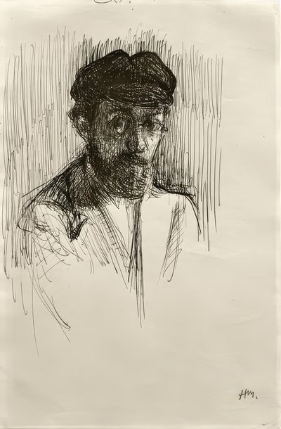 自画像 作： Henri Matisse