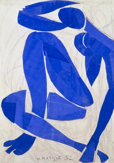 ブルーヌードIV 作： Henri Matisse