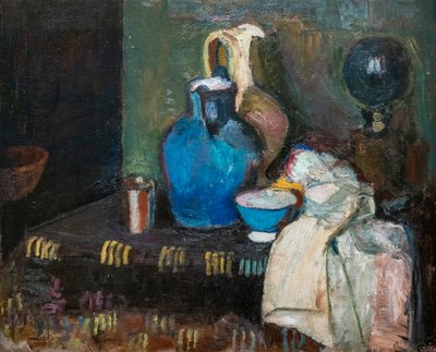 ブルーの水差し 作： Henri Matisse