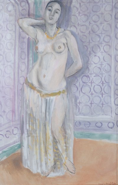 青いオダリスク、あるいは白い奴隷 作： Henri Matisse