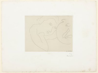 コックヘッドとフィッシュボウル 作： Henri Matisse