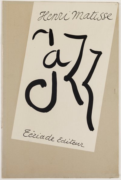 ジャズの表紙、1947年頃（プリント） 作： Henri Matisse