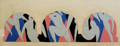 パリの踊り、研究 作： Henri Matisse