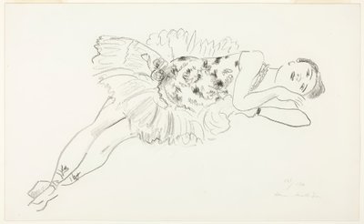 Ten Dancers」より「Dancer Reclining 作： Henri Matisse