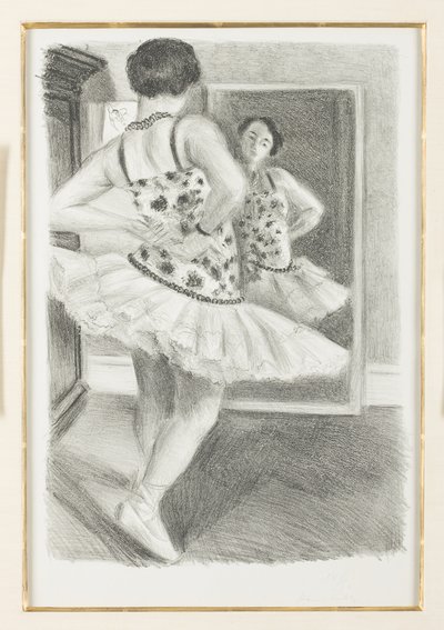 鏡に映るダンサー 作： Henri Matisse