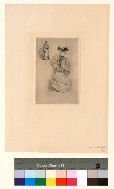 ビジネススーツ姿の女性二人 作： Henri Matisse