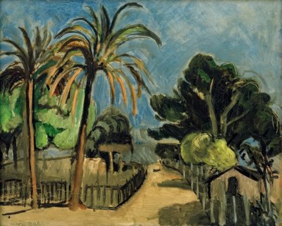 ニースのイングリッシュ・ガーデン 作： Henri Matisse