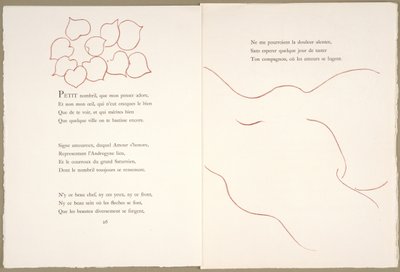 11月29日、ロンサールの『愛』のフロリレージュ 作： Henri Matisse
