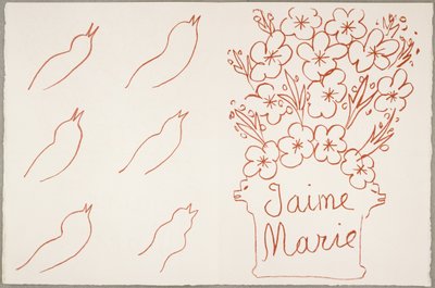 11月29日、ロンサールの『愛』のフロリレージュ 作： Henri Matisse