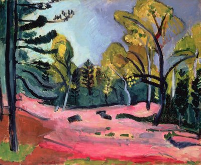 フォンテーヌブローの森 作： Henri Matisse