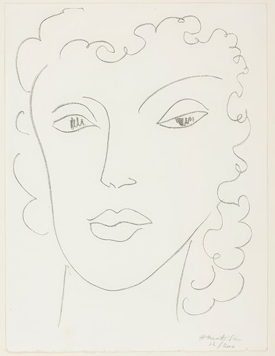 ハイチ人 作： Henri Matisse