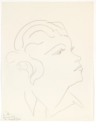 L.R.責任者 作： Henri Matisse