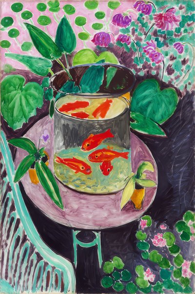 アンリ・マティス《金魚》／油彩・カンヴァス 1912年 作： Henri Matisse