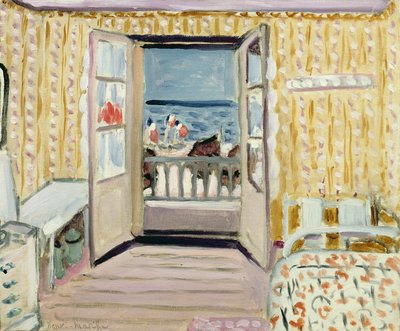 内装、7月14日、エトレタ 作： Henri Matisse