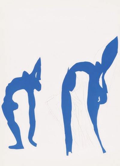 カラーリトグラフ8枚のコンボリュート 作： Henri Matisse