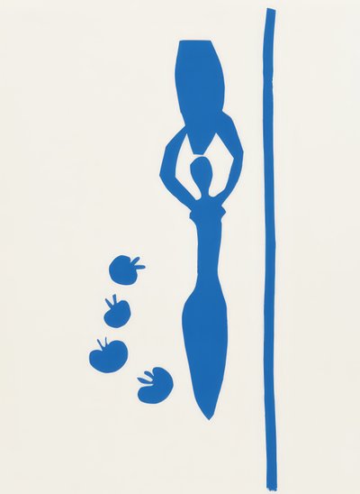 カラーリトグラフ8枚のコンボリュート 作： Henri Matisse