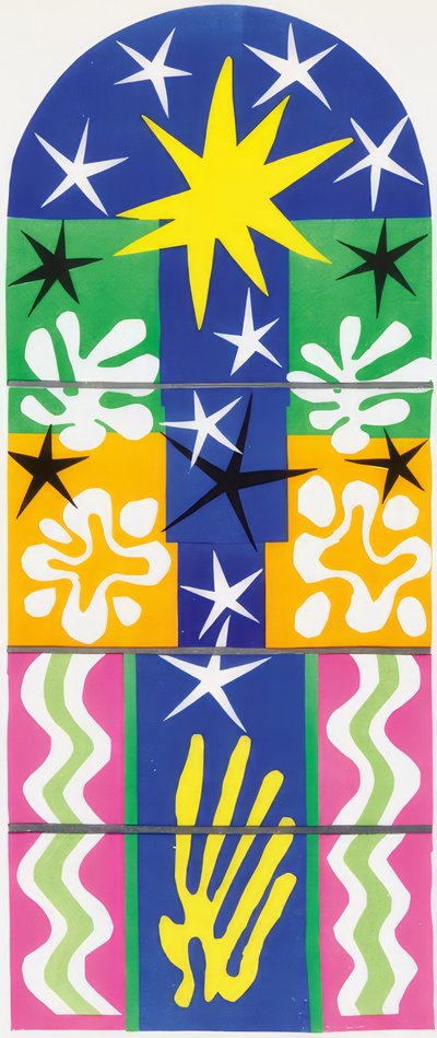 カラーリトグラフ8枚のコンボリュート 作： Henri Matisse