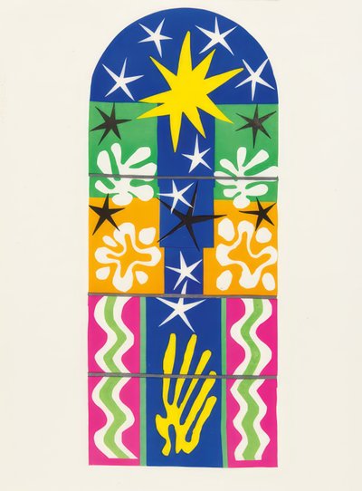 カラーリトグラフ8枚のコンボリュート 作： Henri Matisse