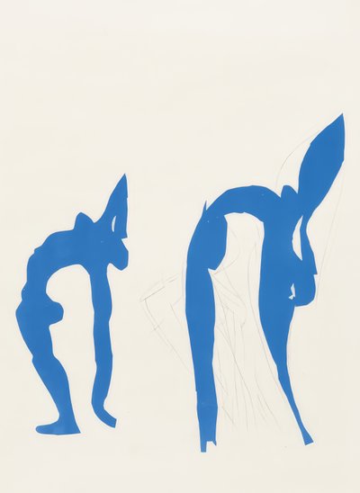 カラーリトグラフ8枚のコンボリュート 作： Henri Matisse