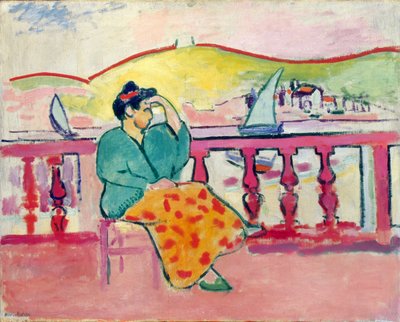 テラスの貴婦人 作： Henri Matisse
