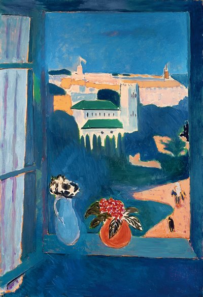 窓から見た風景 作： Henri Matisse