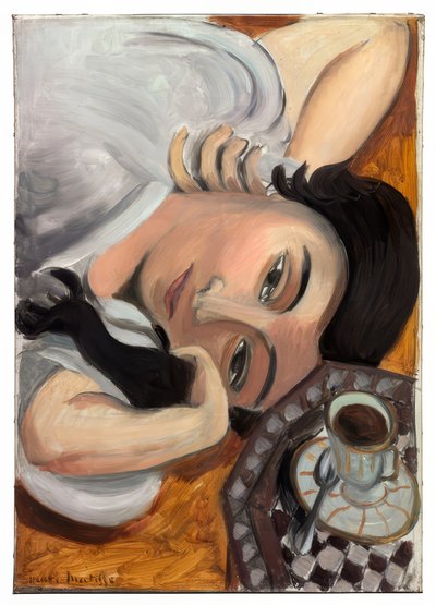 コーヒーを飲むローレット 作： Henri Matisse