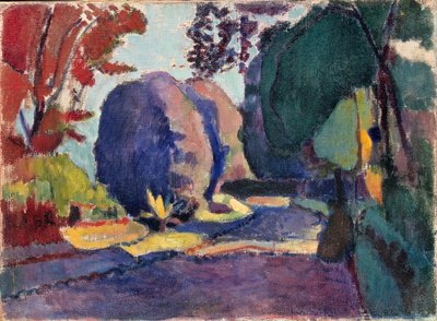 リュクサンブール庭園、1901年頃（油彩・カンヴァス） 作： Henri Matisse