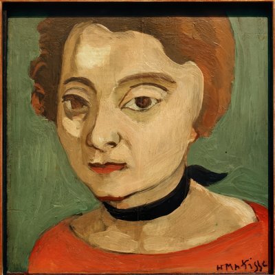 マルグリットとブラック・ベルベットのネックレス 作： Henri Matisse