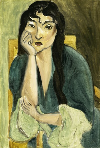 瞑想（ロレットの肖像） 1916年頃 油彩・カンヴァス 作： Henri Matisse