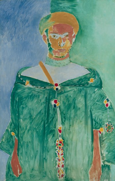 モロッカン・イン・グリーン 作： Henri Matisse