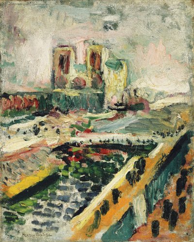 ノートルダム 1900年頃 油彩・カンヴァス 作： Henri Matisse